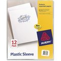 Avery Sleeve, Plastic, Ltwght, 11X8 12PK AVE72311